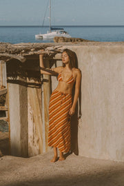 RHYTHM Chica Stripe Woven Maxi Skirt-The Shop Laguna Beach