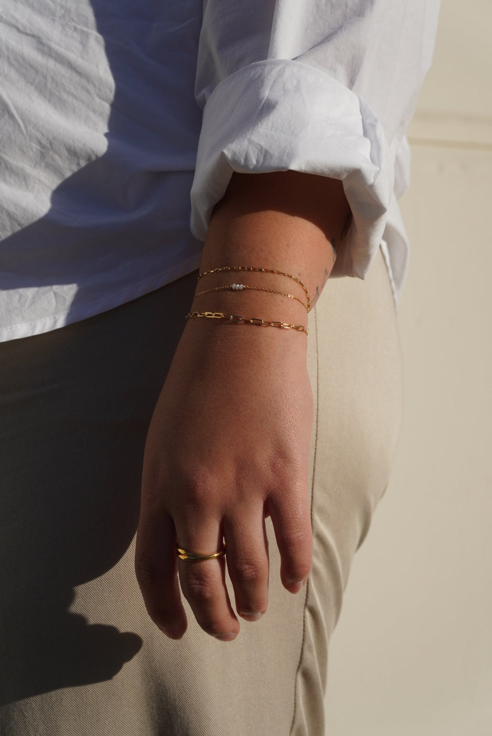 MAY MARTIN Three Pearl Bracelet-The Shop Laguna Beach