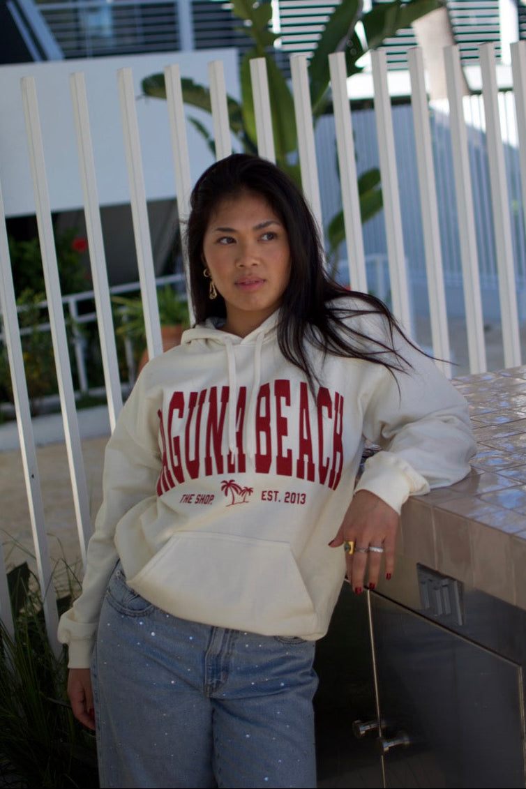 THE SHOP CLASSIC Laguna Beach Varsity Hooded Sweatshirt-The Shop Laguna Beach