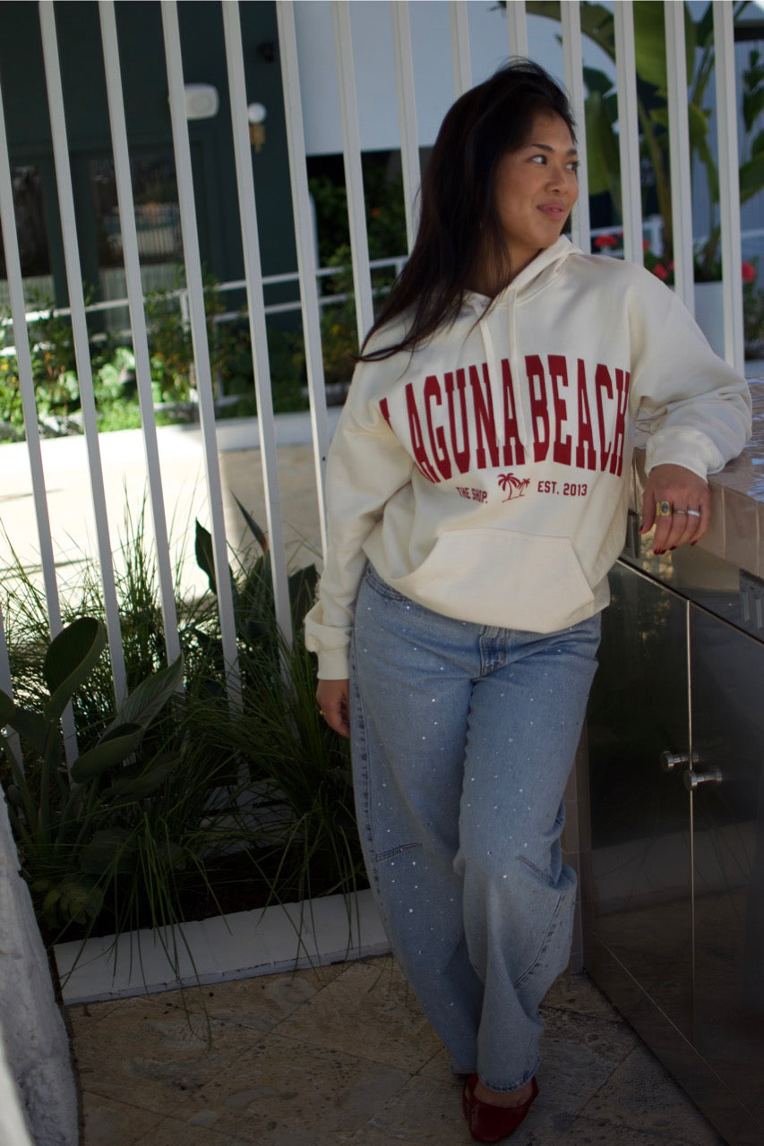 THE SHOP CLASSIC Laguna Beach Varsity Hooded Sweatshirt-The Shop Laguna Beach
