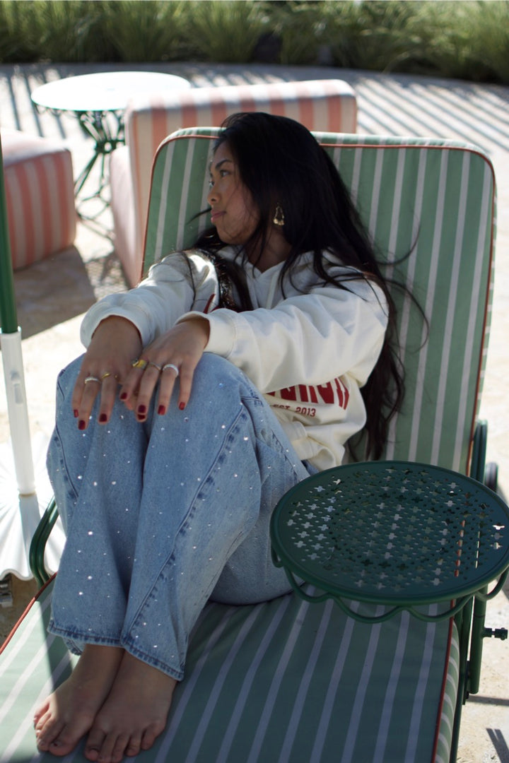 THE SHOP CLASSIC Laguna Beach Varsity Hooded Sweatshirt-The Shop Laguna Beach