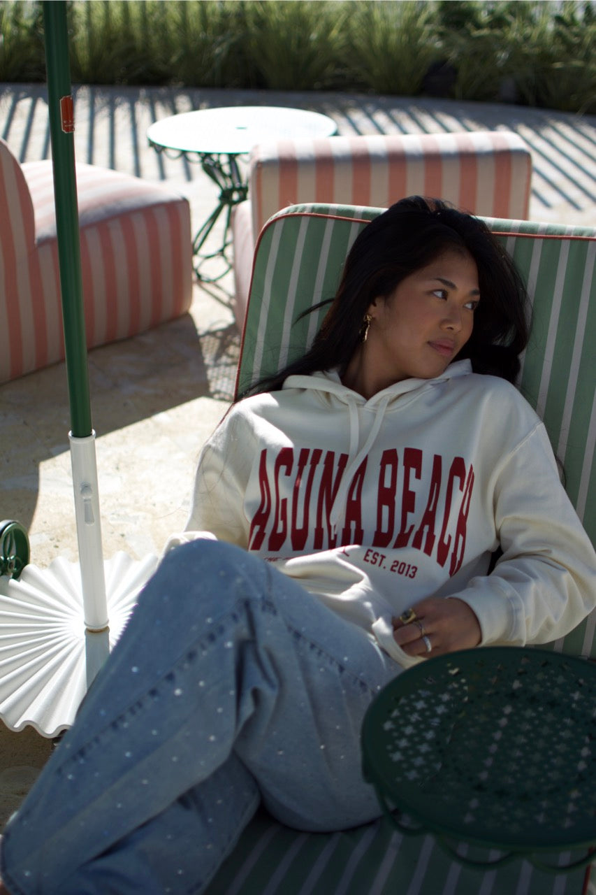 THE SHOP CLASSIC Laguna Beach Varsity Hooded Sweatshirt-The Shop Laguna Beach