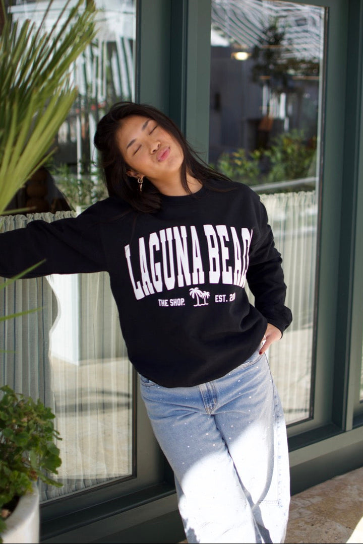 THE SHOP CLASSIC Laguna Beach Varsity Crew Sweatshirt - More Colors Available-The Shop Laguna Beach