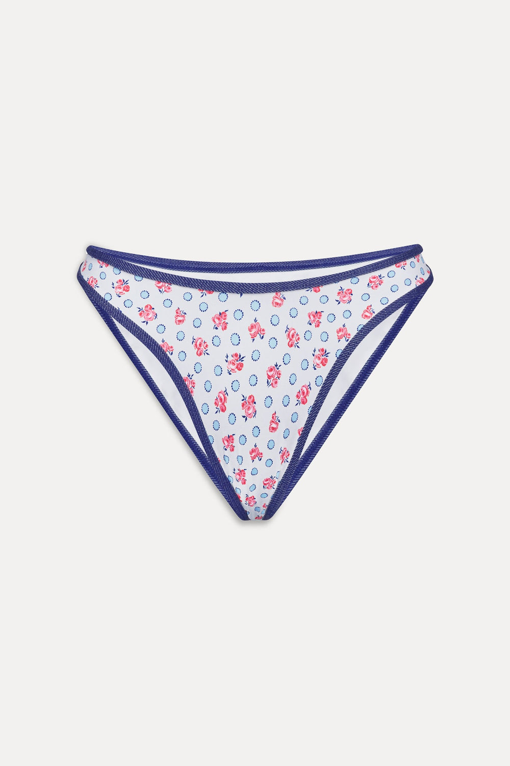 FRANKIES BIKINIS Dove High-Leg Bottom - More Colors Available-The Shop Laguna Beach