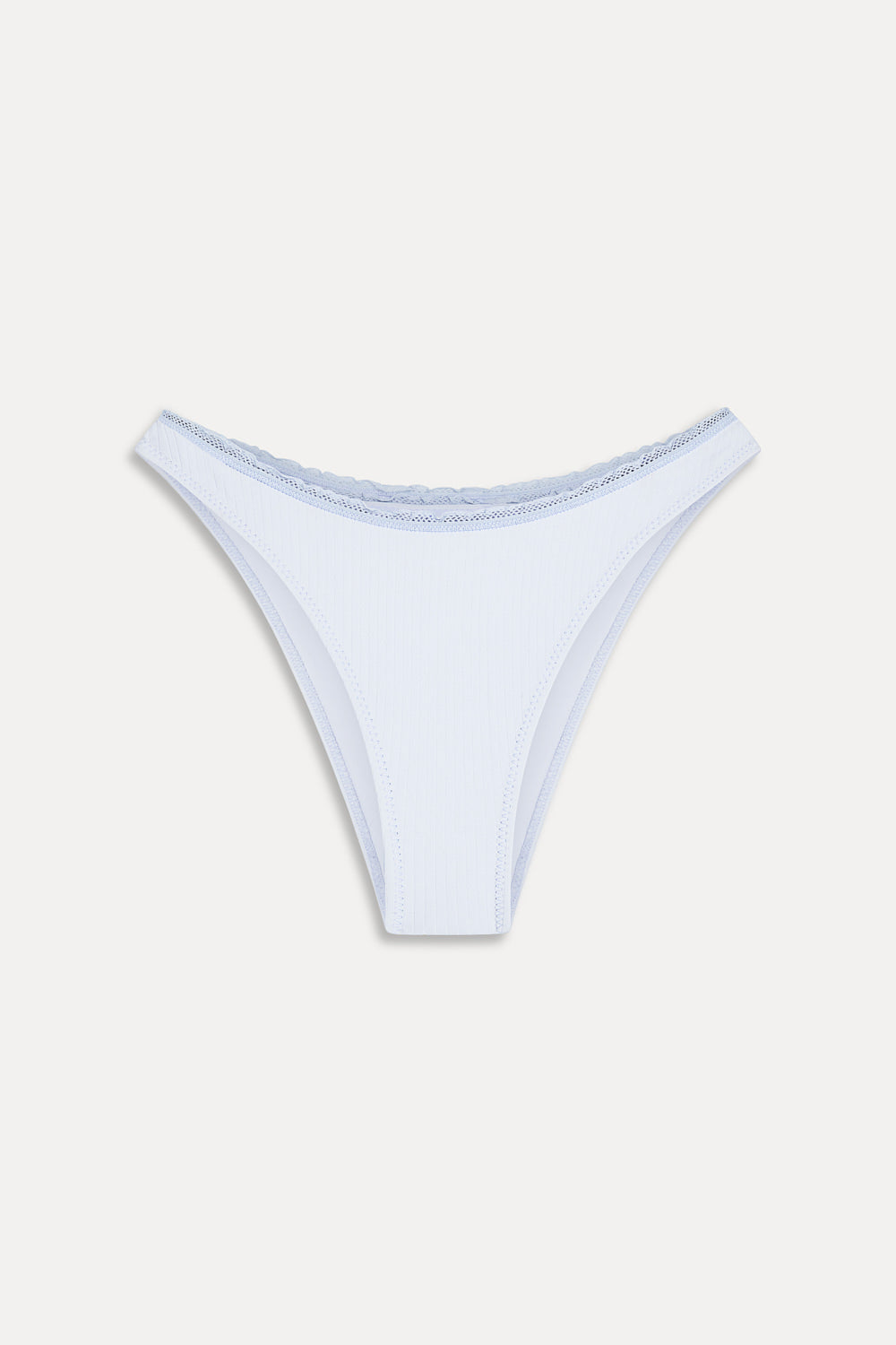FRANKIES BIKINIS X PAIGE LORENZE Dove Ribbed Bottom