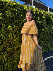 KEEN THE LABEL Skylar Off-Shoulder Midi Dress-The Shop Laguna Beach