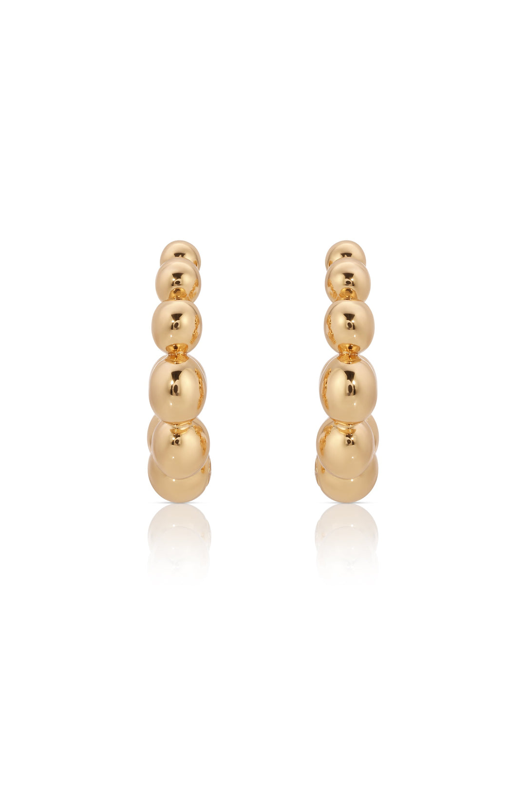 ETTIKA Bubble Huggie Hoops