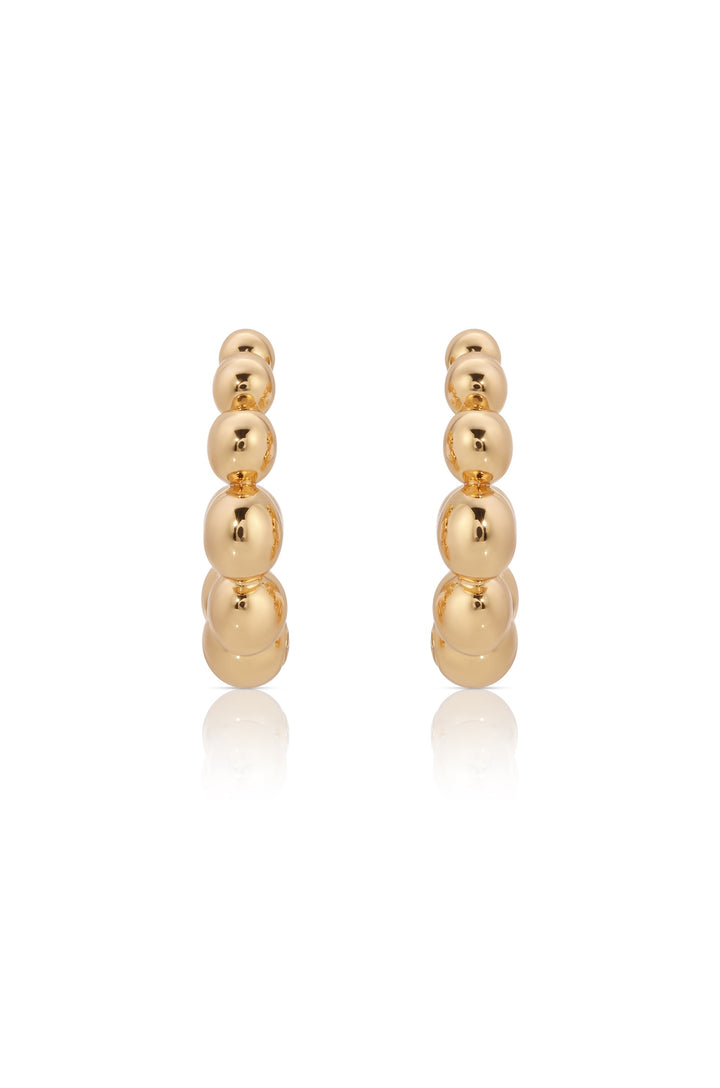 ETTIKA Bubble Huggie Hoops