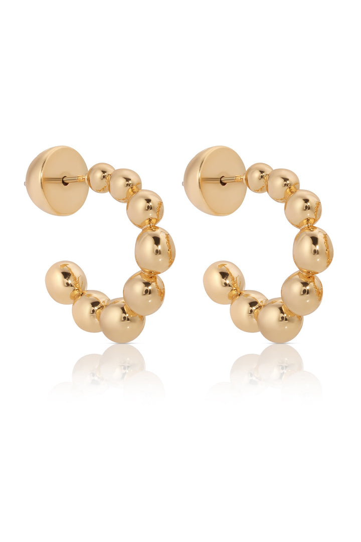 ETTIKA Bubble Huggie Hoops