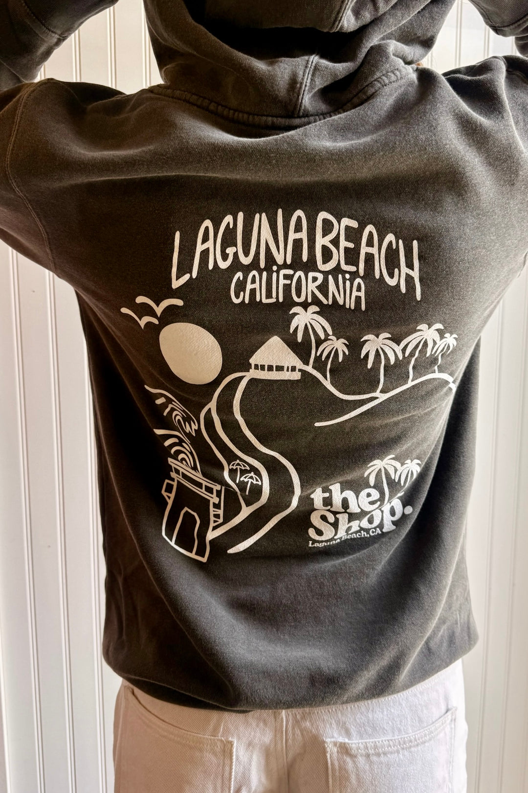 THE SHOP CLASSIC Laguna Scene Boxy Hoodie - More Colors Available-The Shop Laguna Beach