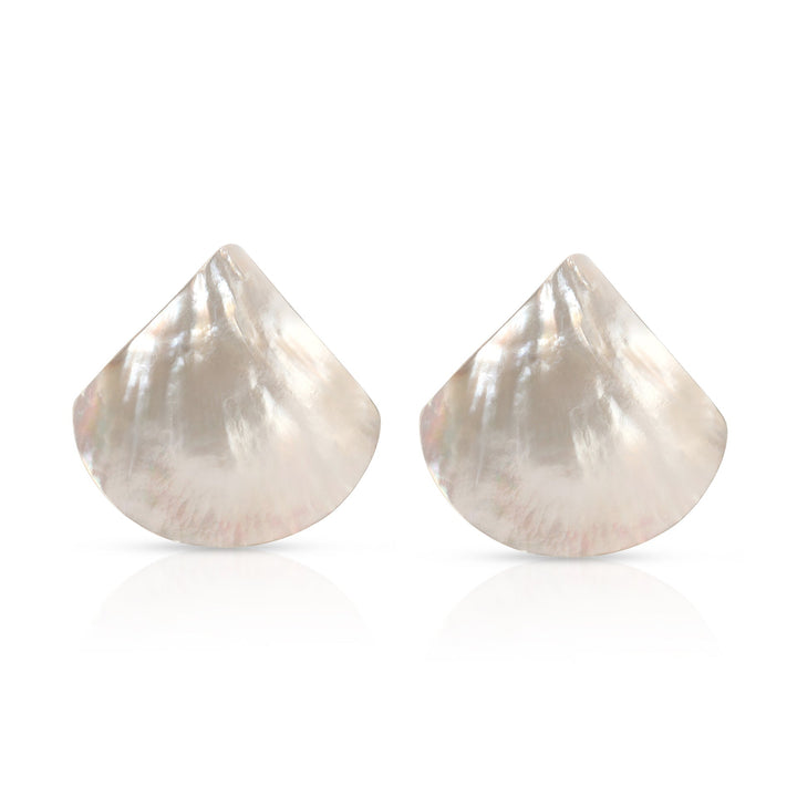 ETTIKA Rising Tide Pearl 18K Gold-Plated Studs-The Shop Laguna Beach
