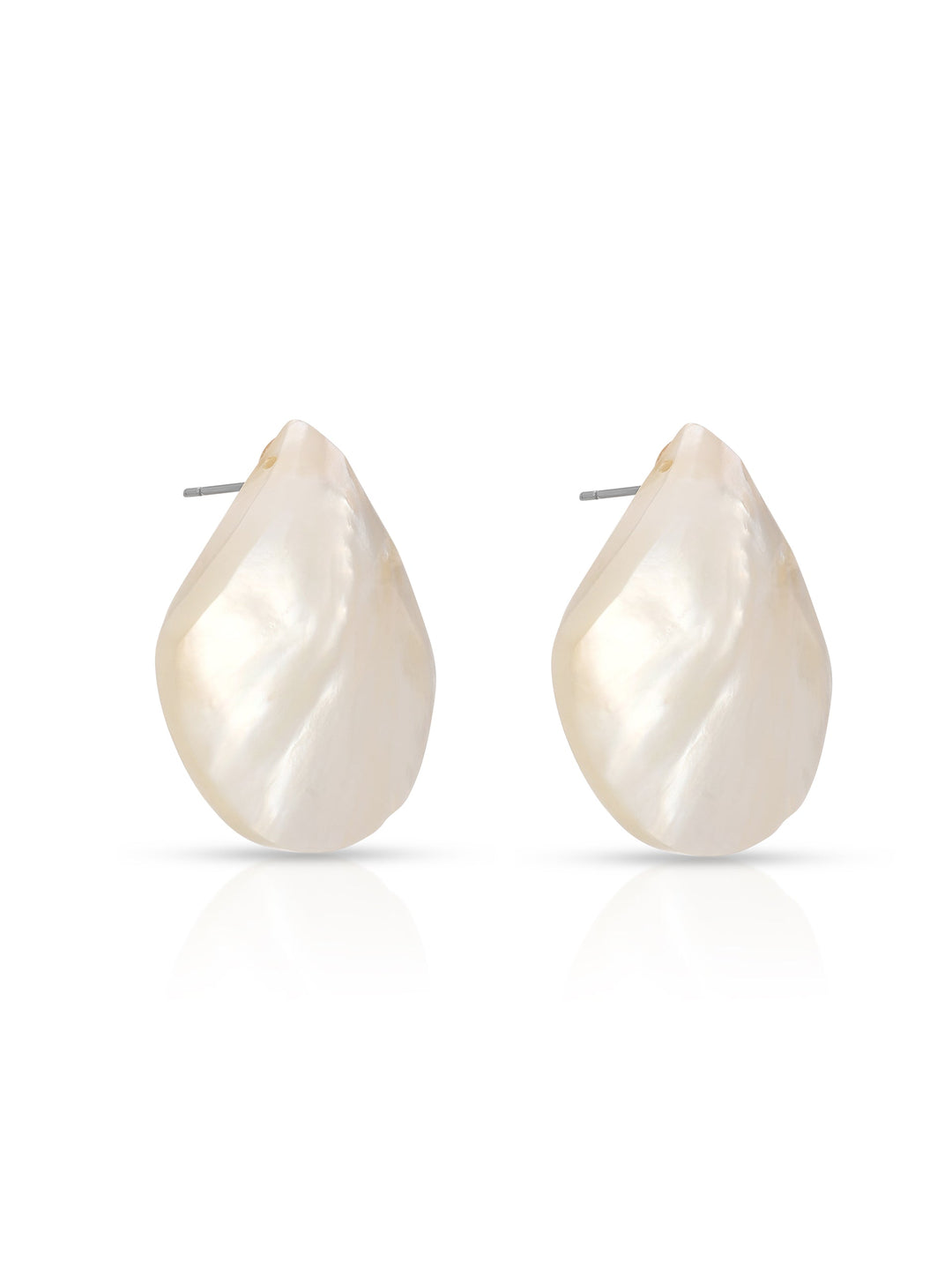 ETTIKA Rising Tide Pearl 18K Gold-Plated Studs-The Shop Laguna Beach