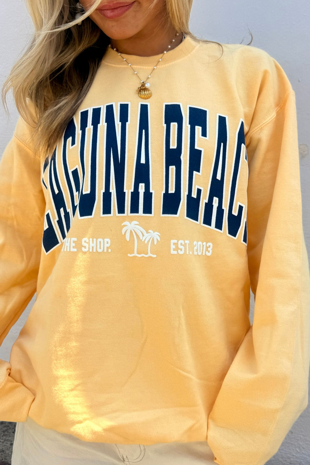 THE SHOP CLASSIC Laguna Beach Varsity Crew Sweatshirt - More Colors Available-The Shop Laguna Beach