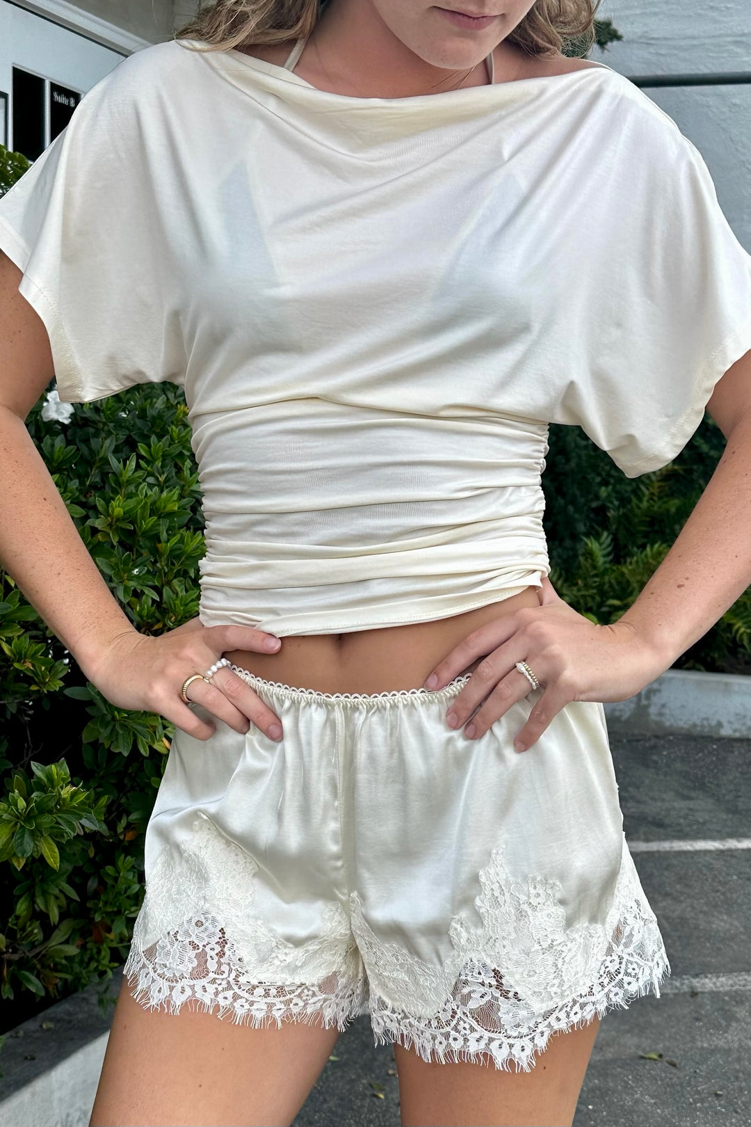 KEEN THE LABEL Maya Lace-Trim Short - More Colors Available