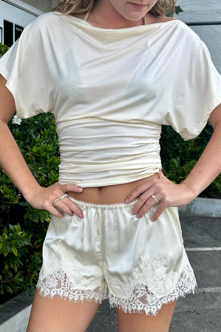 KEEN THE LABEL Maya Lace-Trim Short - More Colors Available