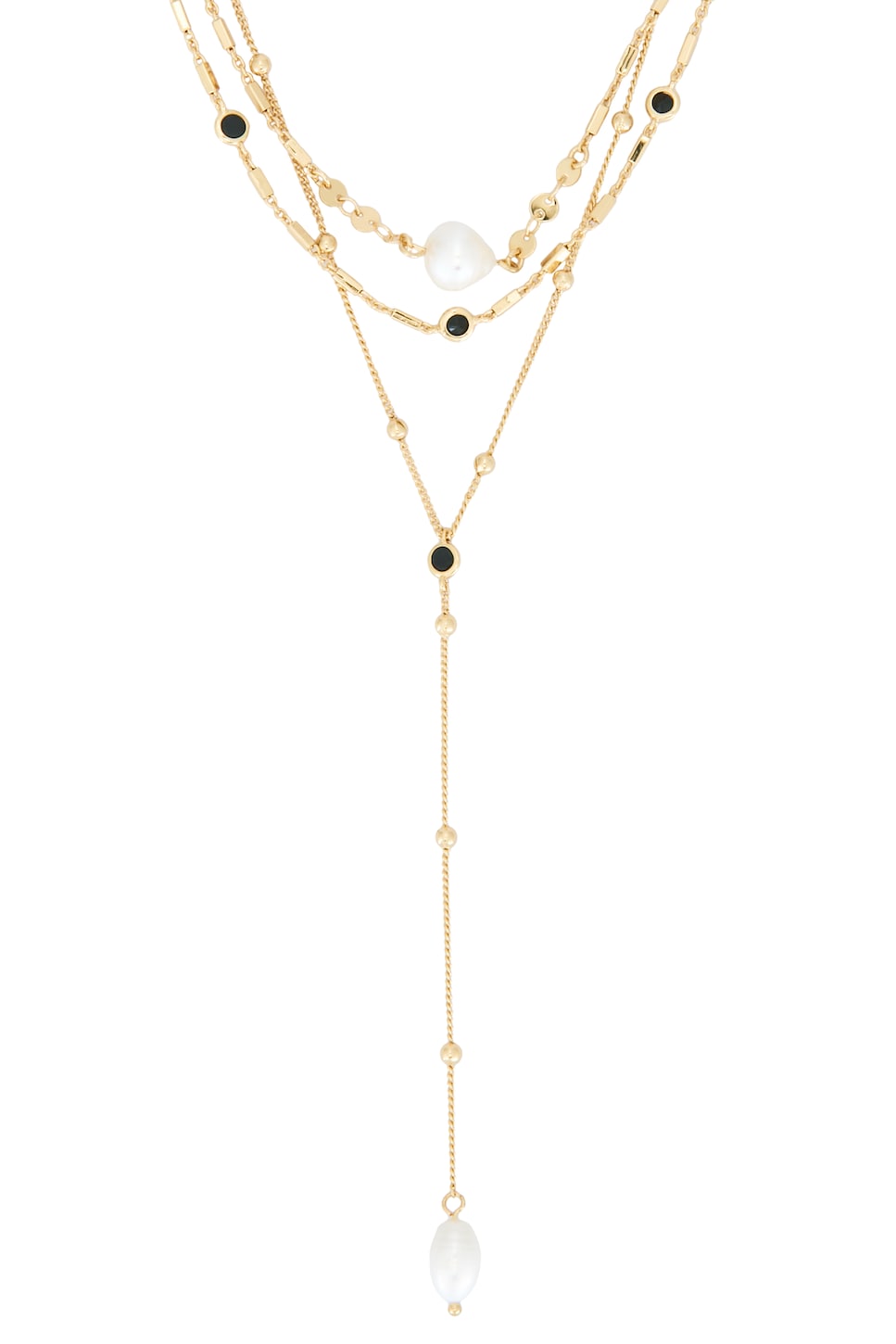 ETTIKA Forever Falling Pearl Lariat-The Shop Laguna Beach