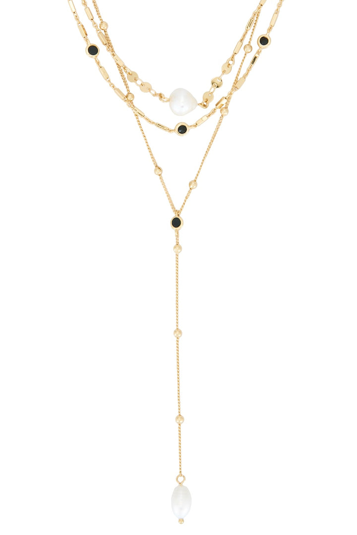 ETTIKA Forever Falling Pearl Lariat-The Shop Laguna Beach