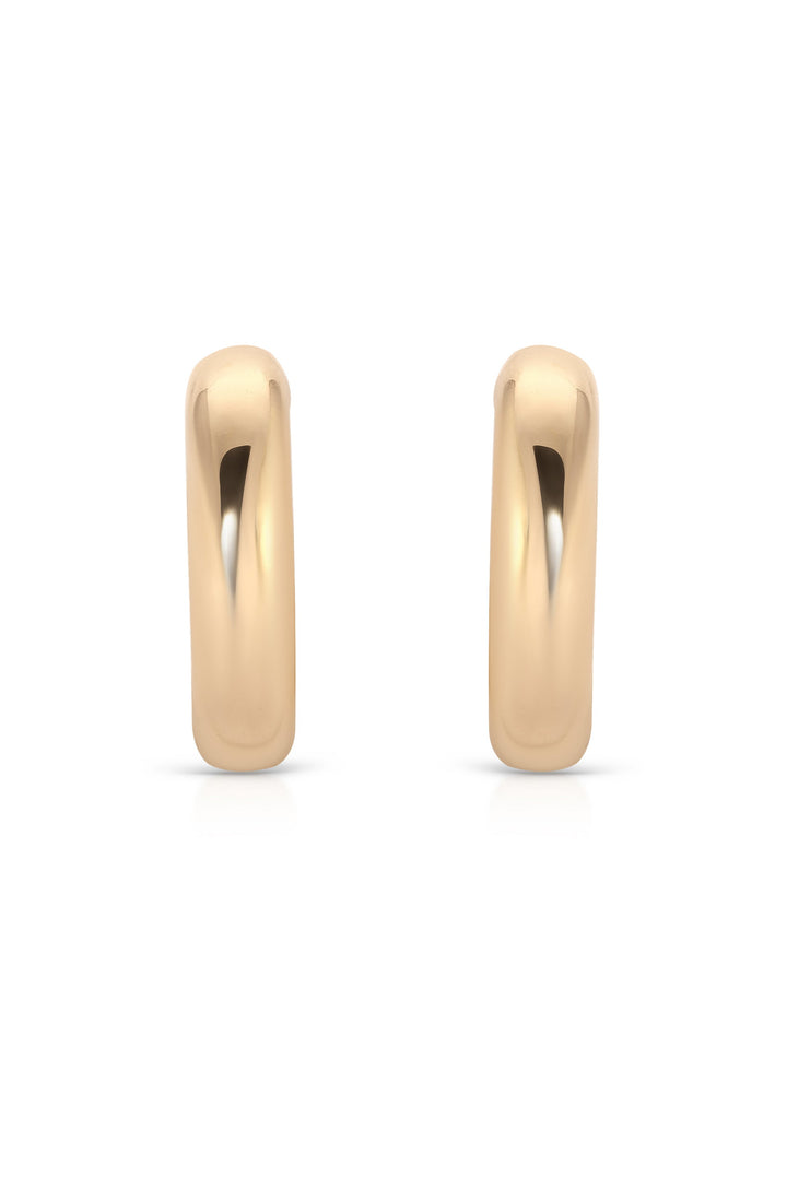 ETTIKA Small Thick Classic Hoop Earrings-The Shop Laguna Beach