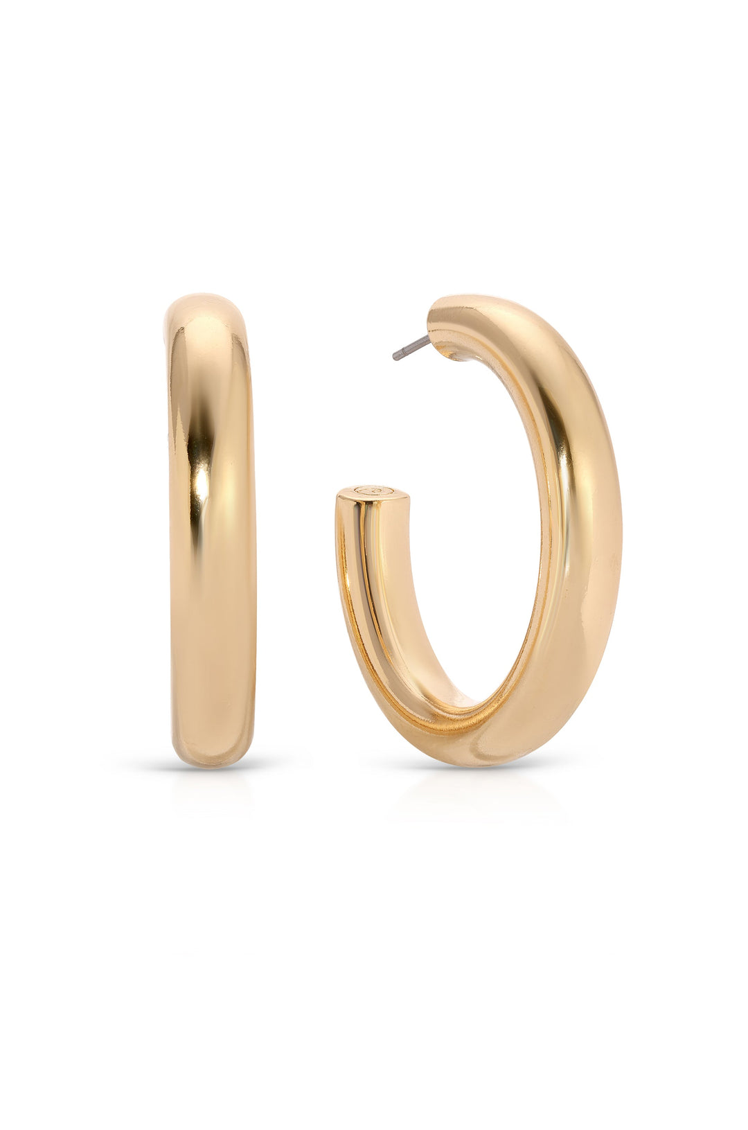 ETTIKA Medium Thick Classic 18kt Hoops-The Shop Laguna Beach