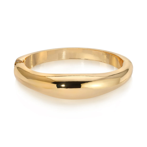 ETTIKA Dreamy Dome 18K Gold-Plated Bangle-The Shop Laguna Beach