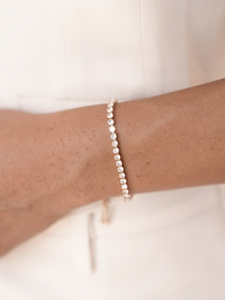 ETTIKA Adjustable Dainty Crystal Bracelet