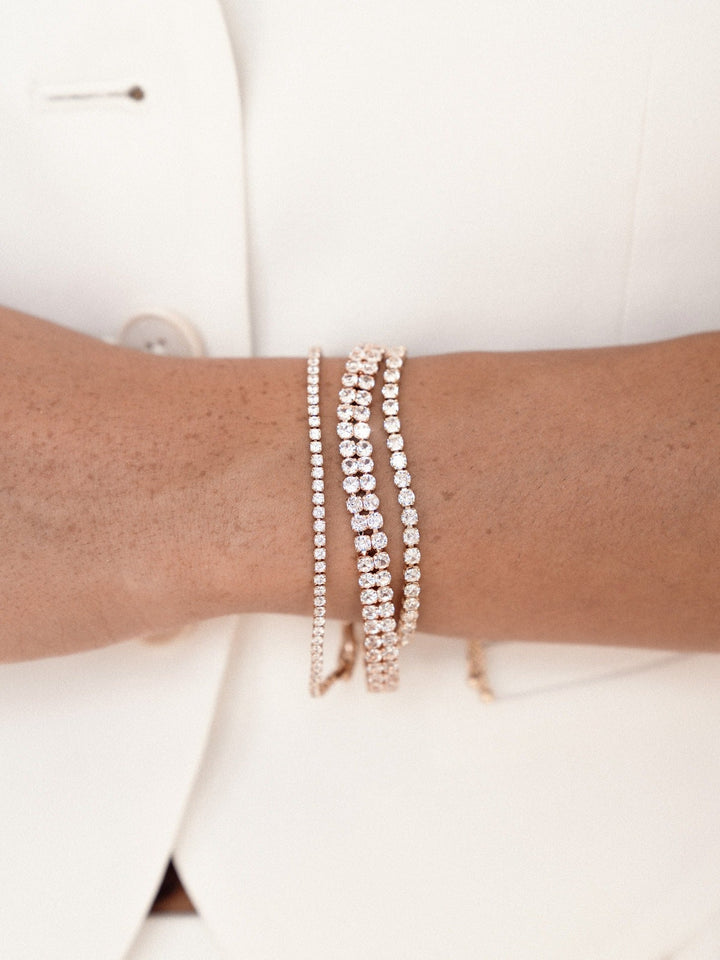 ETTIKA Adjustable Dainty Crystal Bracelet