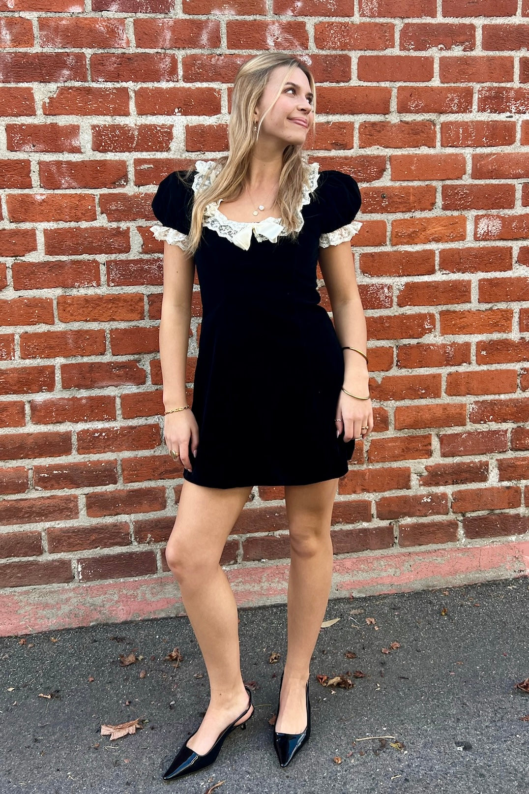 KEEN THE LABEL Meara Velvet Mini Dress-The Shop Laguna Beach