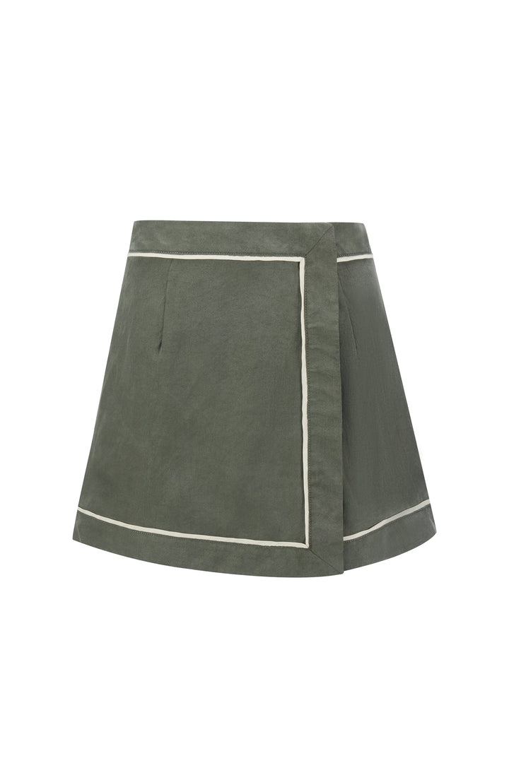SANCIA The Opal Cupro Mini Skirt