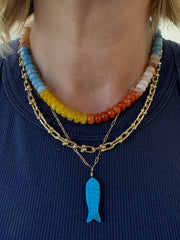 JESSICA MATRASKO Danara Sunset Beaded Necklace-The Shop Laguna Beach
