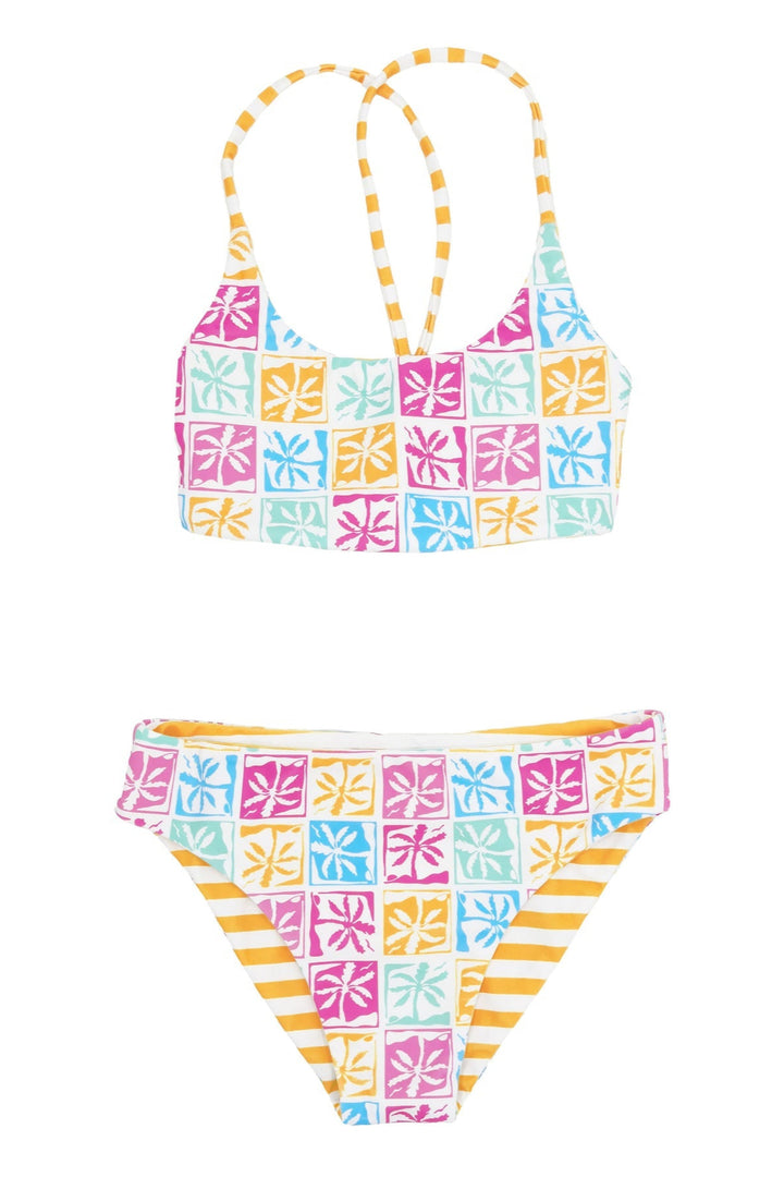 FEATHER 4 ARROW Waverly Reversible Bikini Set-The Shop Laguna Beach