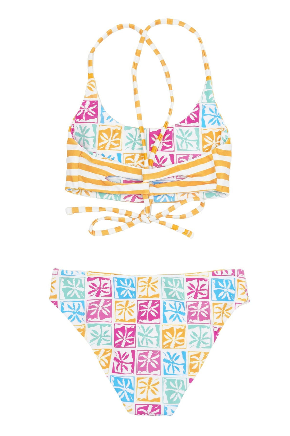 FEATHER 4 ARROW Waverly Reversible Bikini Set-The Shop Laguna Beach