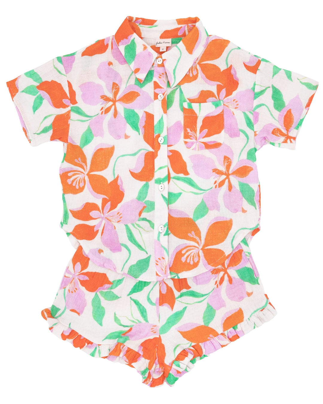 FEATHER 4 ARROW Hang Out Shirt/Short Set-The Shop Laguna Beach