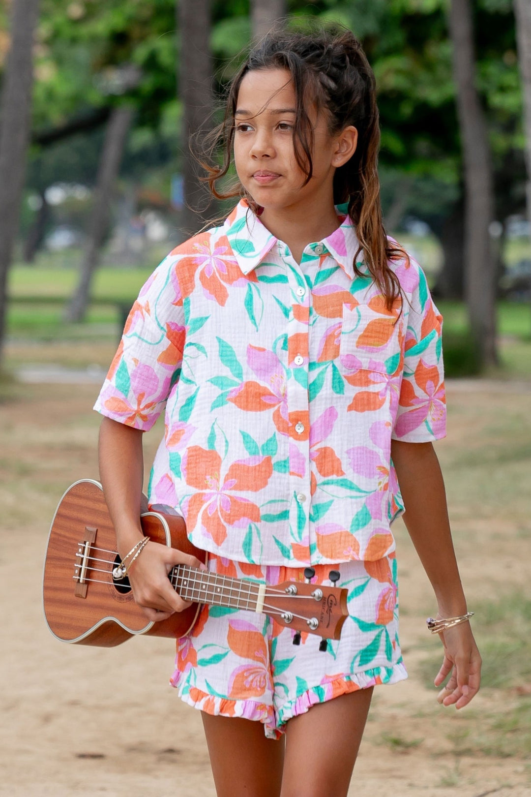 FEATHER 4 ARROW Hang Out Shirt/Short Set-The Shop Laguna Beach