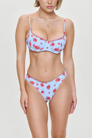 FRANKIES BIKINIS Dove High-Leg Bottom - More Colors Available-The Shop Laguna Beach