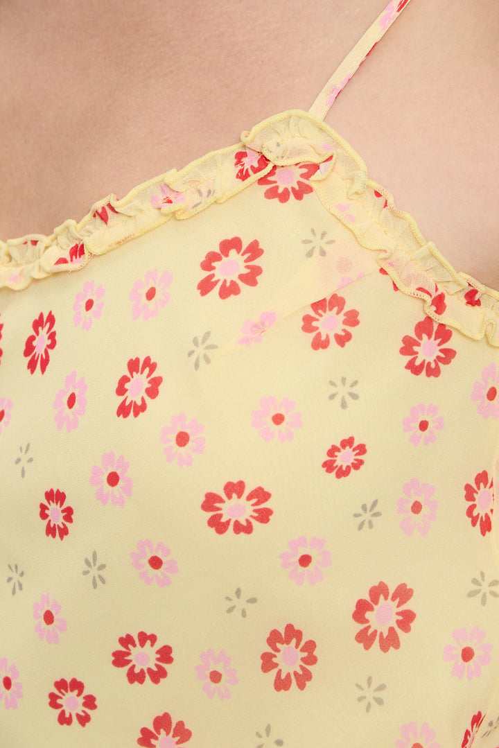FRANKIES BIKINIS Josie Floral Mini Dress-The Shop Laguna Beach