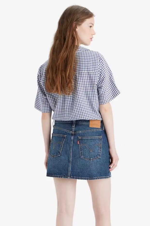 LEVI'S Icon Denim Mini Skirt-The Shop Laguna Beach