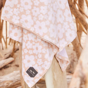 SLOWTIDE Ginny Floral Towel - Sandstone-The Shop Laguna Beach