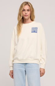 Z SUPPLY Horizon Sunday Crew Sweatshirt-The Shop Laguna Beach