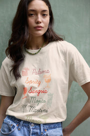Z SUPPLY Cocktails Boyfriend Tee