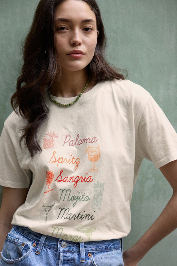 Z SUPPLY Cocktails Boyfriend Tee