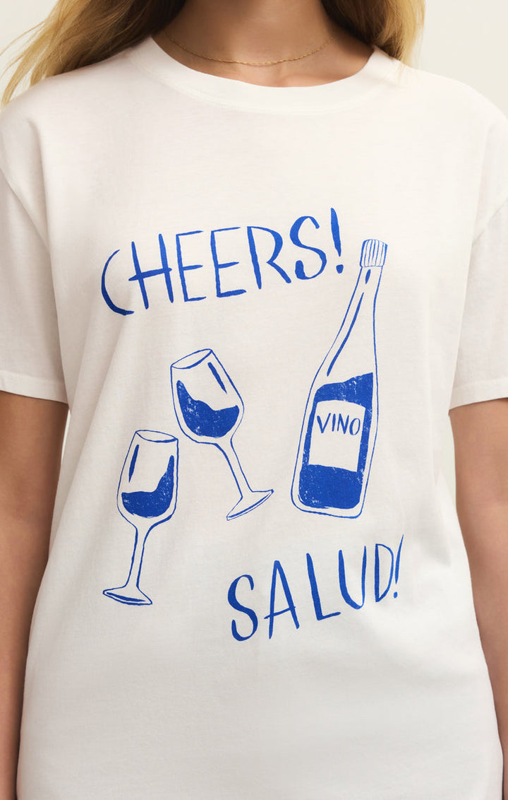 Z SUPPLY Salud Boyfriend Tee-The Shop Laguna Beach