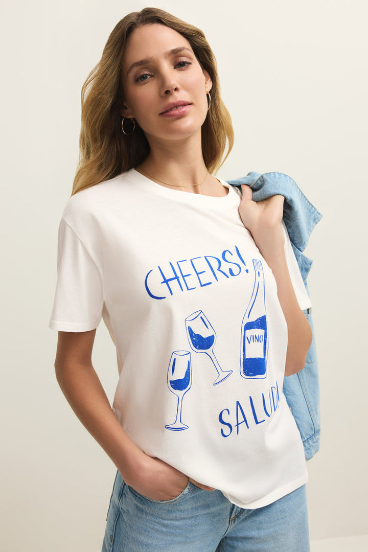 Z SUPPLY Salud Boyfriend Tee-The Shop Laguna Beach