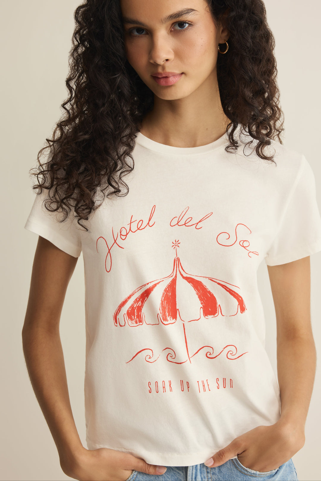 Z SUPPLY Del Sol Tourist Tee-The Shop Laguna Beach
