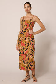 CLEOBELLA Geraldine Printed Midi Dress