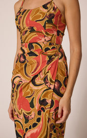CLEOBELLA Geraldine Printed Midi Dress