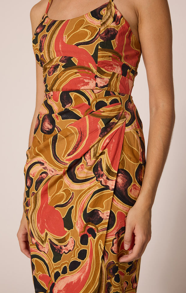 CLEOBELLA Geraldine Printed Midi Dress