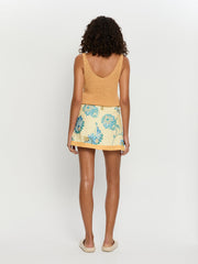 KIVARI Giselle Linen Mini Skirt-The Shop Laguna Beach