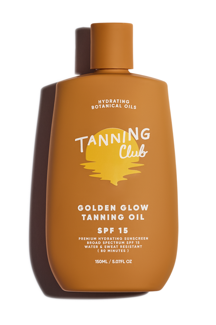 TANNING CLUB Golden Glow SPF15 Tanning Oil