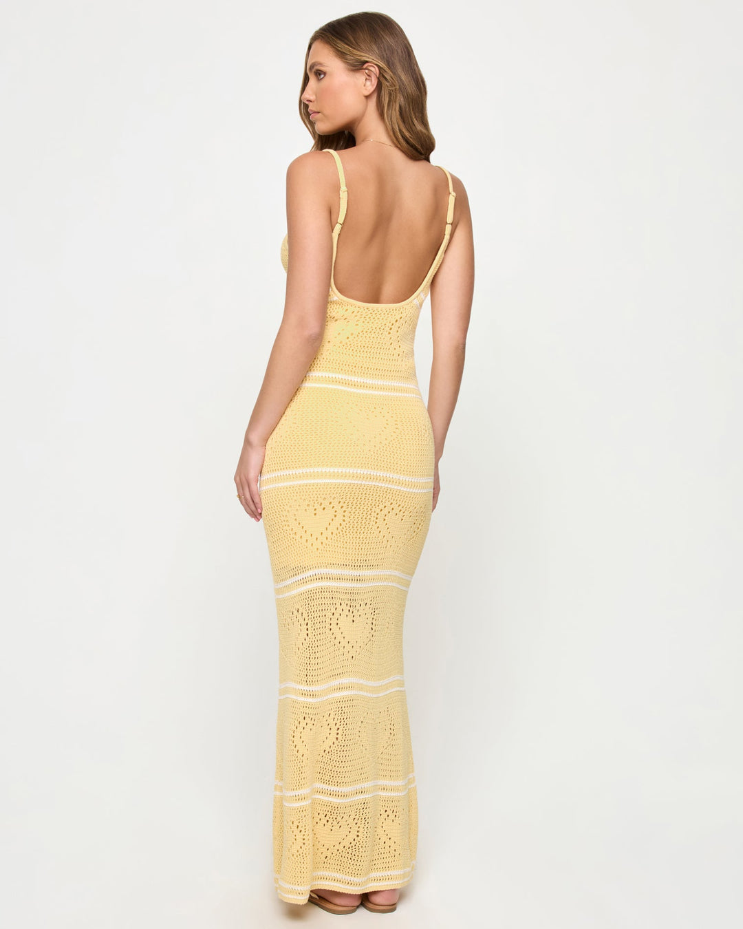 LSPACE Heart to Heart Crochet Dress-The Shop Laguna Beach