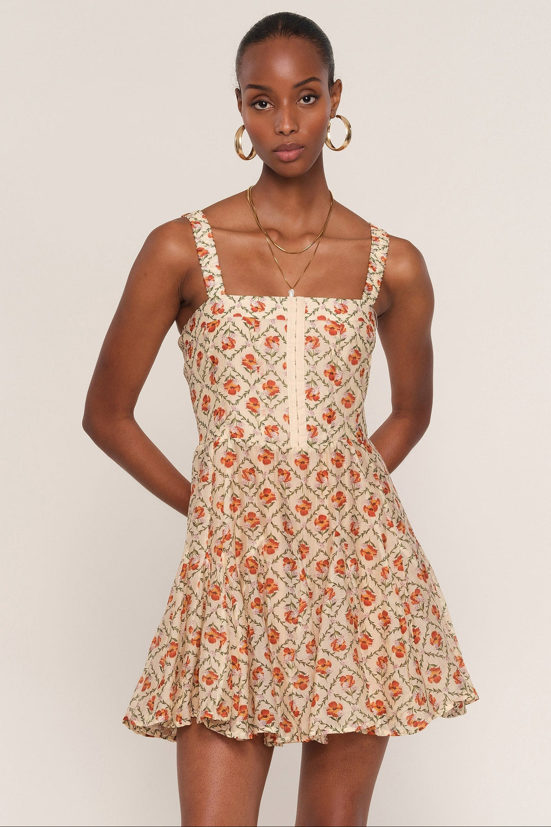HEARTLOOM Solange Crepe Mini Dress